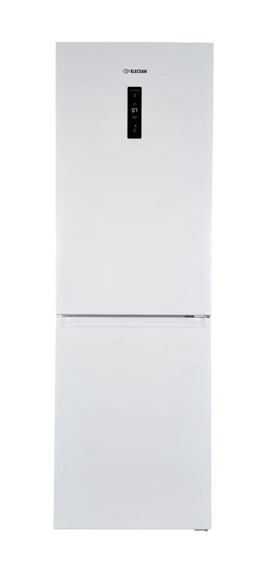 Elecsan Frigorífico Combi , Color Blanco, A++/ E, Altura 1,85Cm , Ancho 60Cm, Fondo 58,5Cm Luz Led, Total No Frost