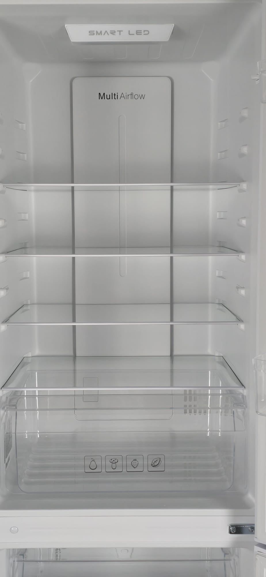 Elecsan Frigorífico Combi , Color Blanco, A++/ E, Altura 1,85Cm , Ancho 60Cm, Fondo 58,5Cm Luz Led, Total No Frost