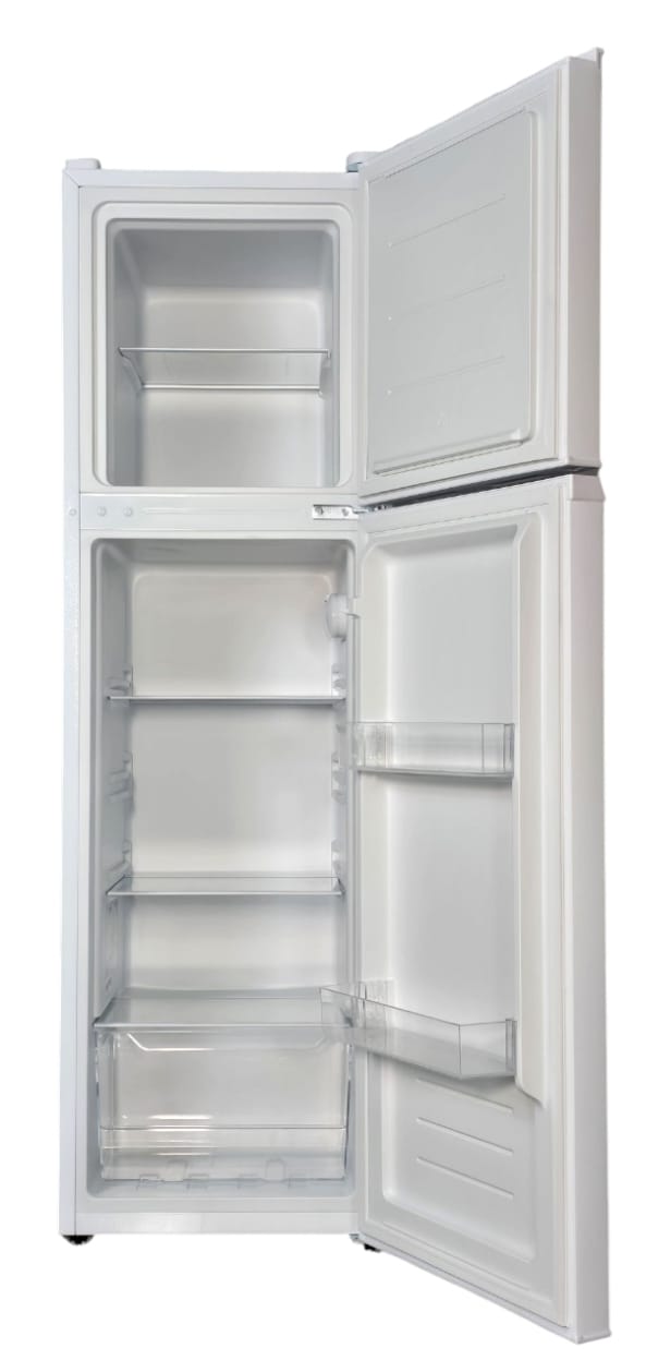 Frigorífico 2 Puertas Elecsan F2P15647W, Color Blanco, Eficiencia A++/E (Bajo Consumo) , Puertas Reversibles, Medida 148Cm (Alto) X 44,5Cm (Ancho) X 49,6Cm (Fondo)