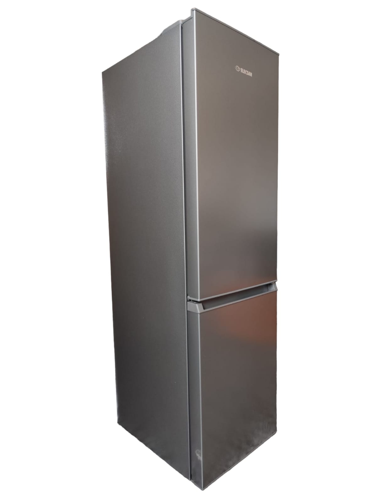 Elecsan Frigorífico Combi , Color Gris-Inox, A++/ E, Altura 151,5Cm , Ancho 44Cm, Luz Led