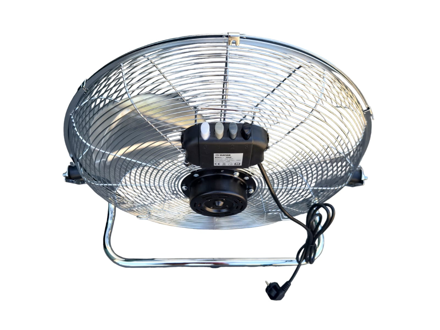 VENTILADOR DE SUELO INDUSTRIAL ELECSAN 20PULGADAS-50cm - 100W POTENCIA- GRAN CAUDAL DE AIRE - BAJO CONSUMO- ACERO INOXIDABLE